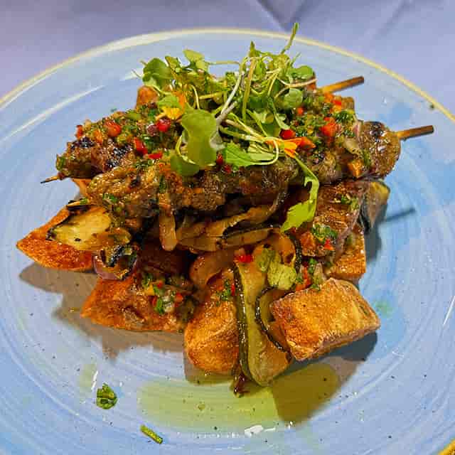 Beef Tenderloin Skewers.